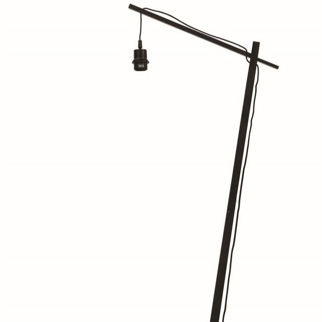 Lampadaire Merapi Bambou Noir 150 cm
