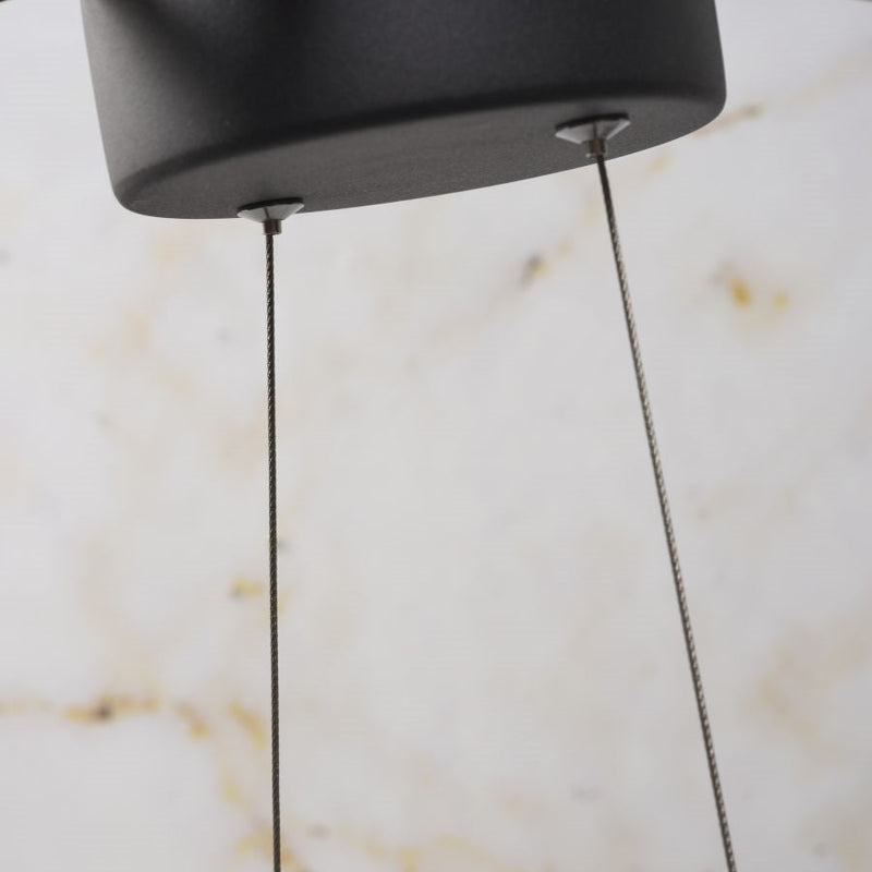 Suspension Biarritz 6 Bras Fer Noir