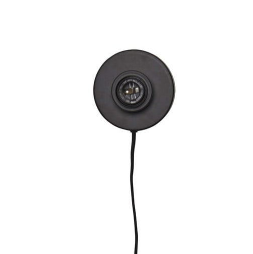 Applique Murale Kalimantan Bambou Noir et Naturel 44 cm