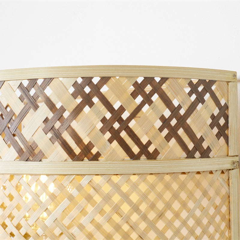 Applique Murale Langkawi Bambou Naturel et Brun 32 cm