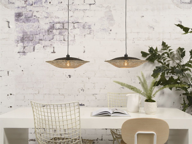Suspension Kalimantan Bambou Plat Ø60 cm