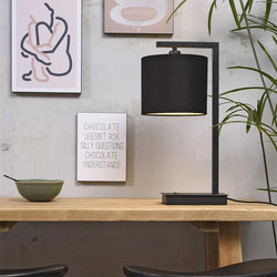 Lampe de Table Boston 44cm Noire
