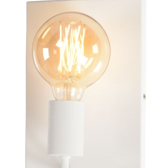Applique Murale Madrid Fer Blanc L