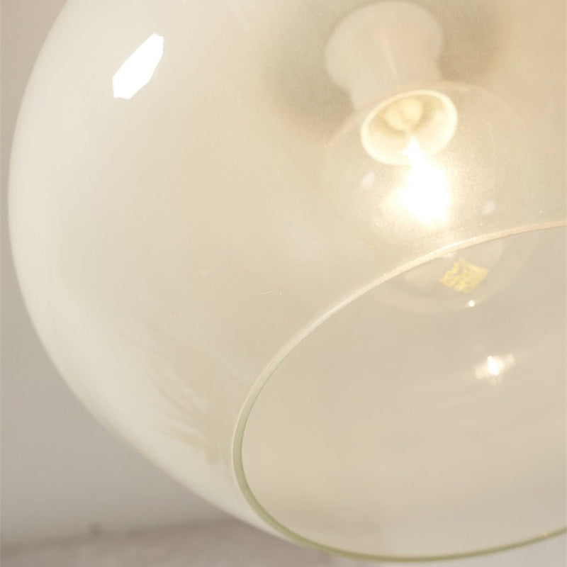 Plafonnier Bologna Verre Blanc Opalin 35 cm