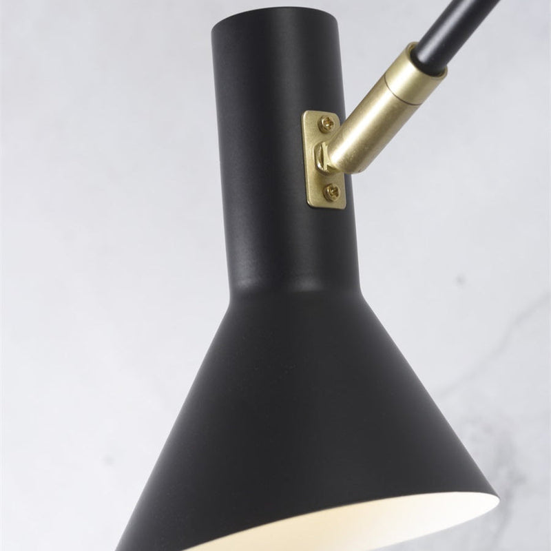 Plafonnier Izmir 3 Bras Noir & Doré 124 cm