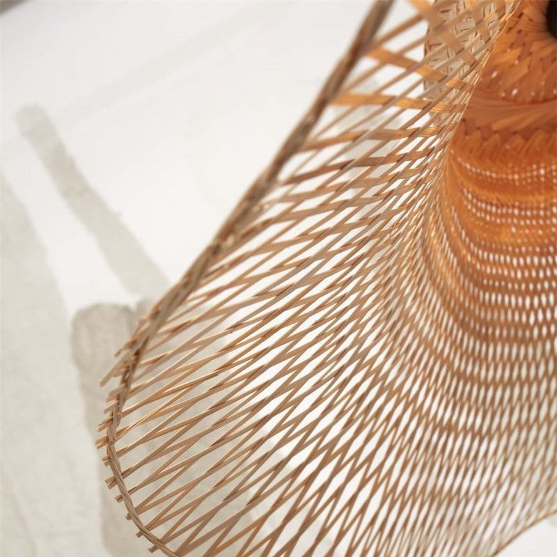 Plafonnier Ibiza Wavy Bambou Naturel 50 cm