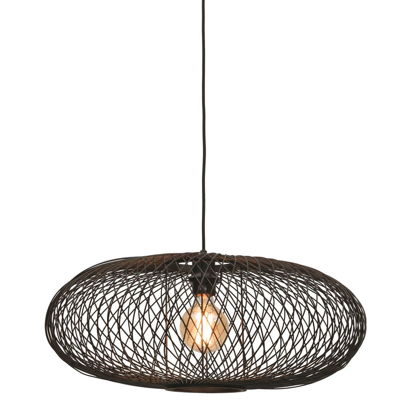Suspension Cango Ellipse Bambou Noir L
