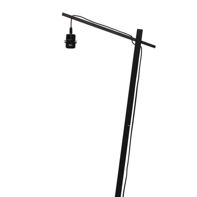 Lampadaire Cango Bambou Noir 150 cm