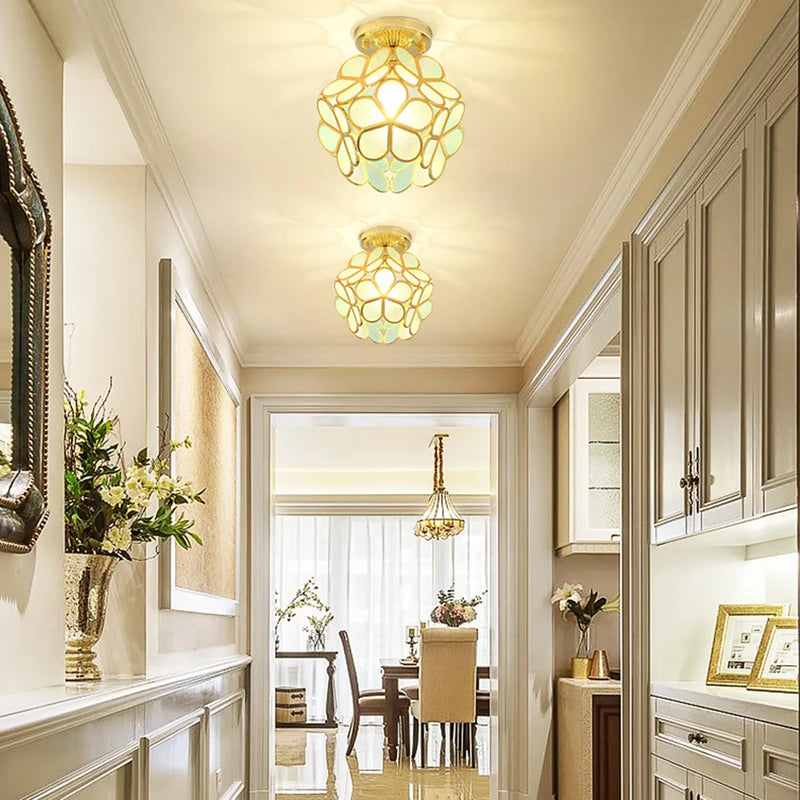 Plafonnier LED Cristal Forme Pétale