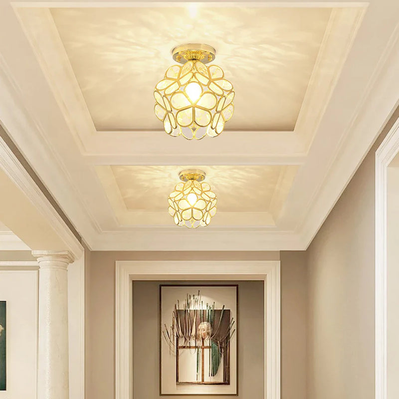 Plafonnier LED Cristal Forme Pétale