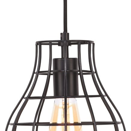 Suspension Filaire Pittsburgh Métal Noir