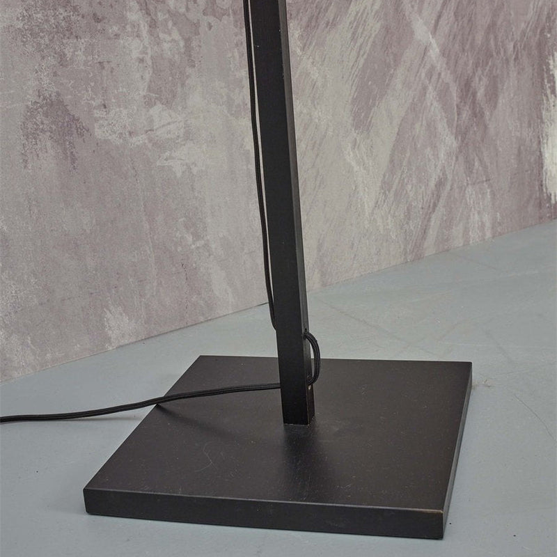 Lampadaire Bhutan Bambou Noir et Naturel 145 cm