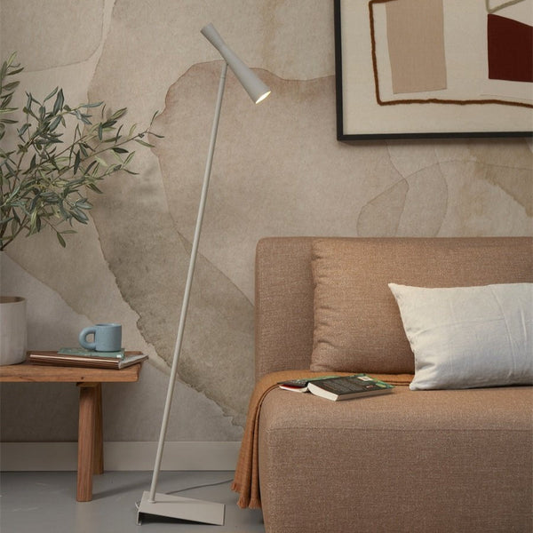 Lampadaire Bordeaux GU10 Fer Gris Clair