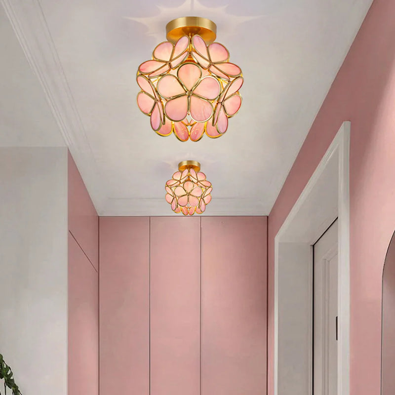 Plafonnier LED Cristal Forme Pétale