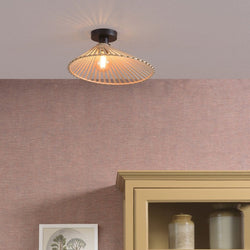 Plafonnier Bromo Asymétrique Bambou Naturel 40 cm