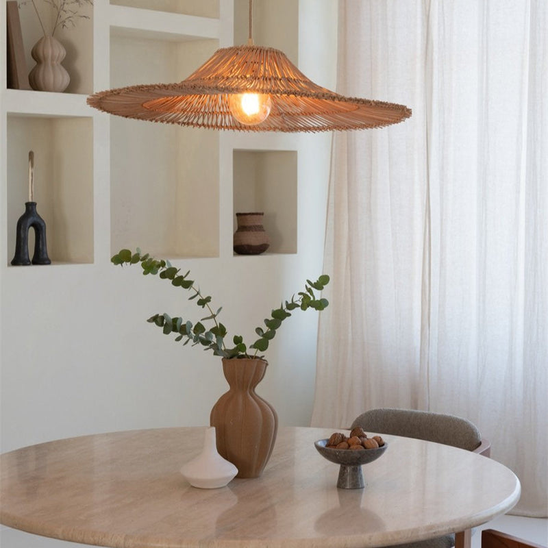 Suspension Cancun Rotin Naturel