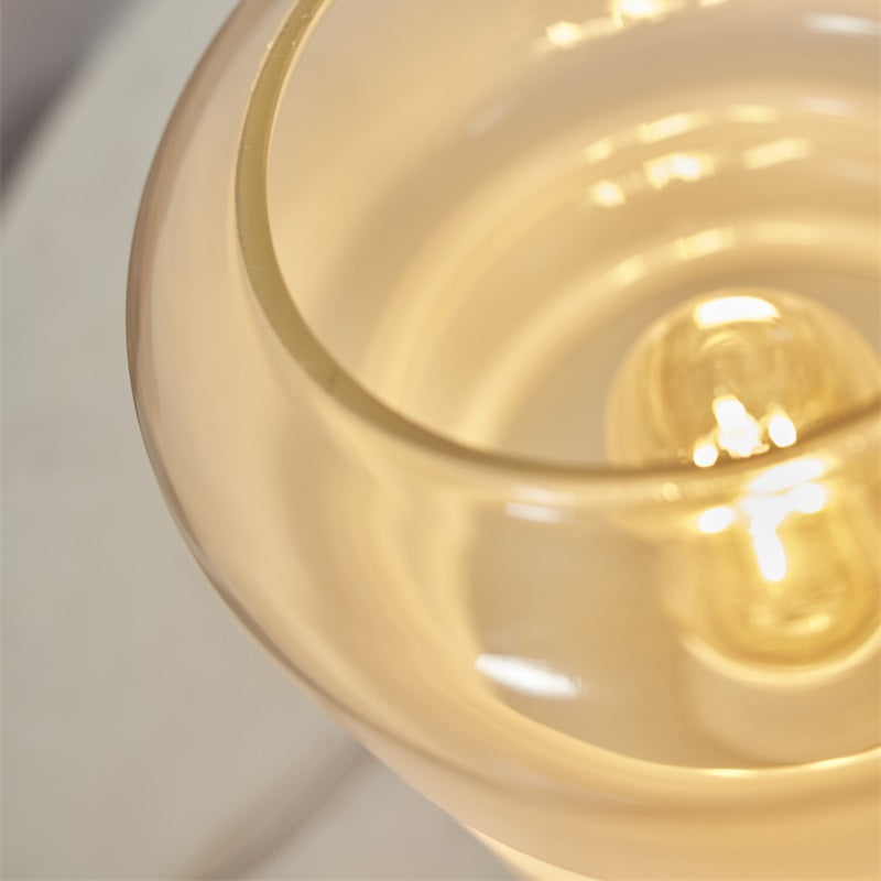 Lampe à Poser Verona Verre Dégradé Blanc Lait