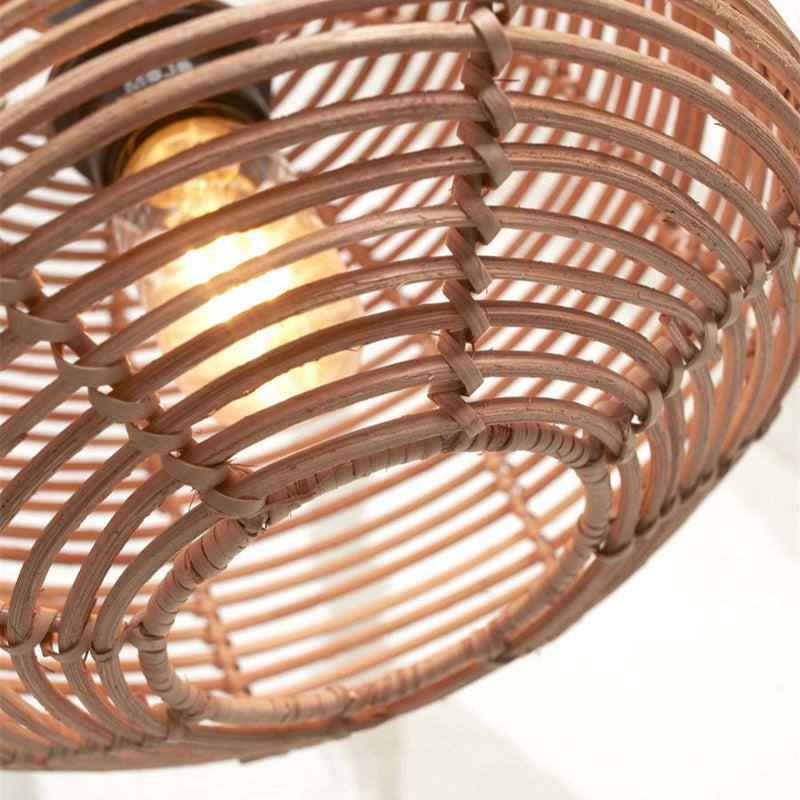 Plafonnier Tanami Rotin Naturel 25 cm