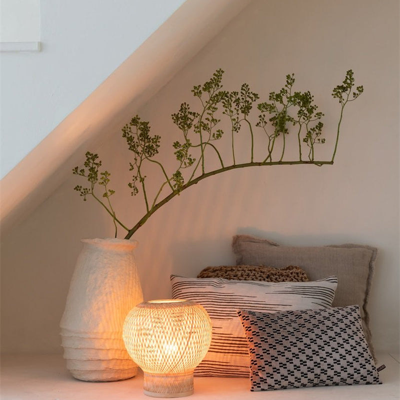 Lampe de Table Barbados Bambou Naturel 25 cm