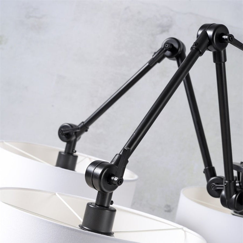 Lustre Amsterdam 5 Abat-jour Noir