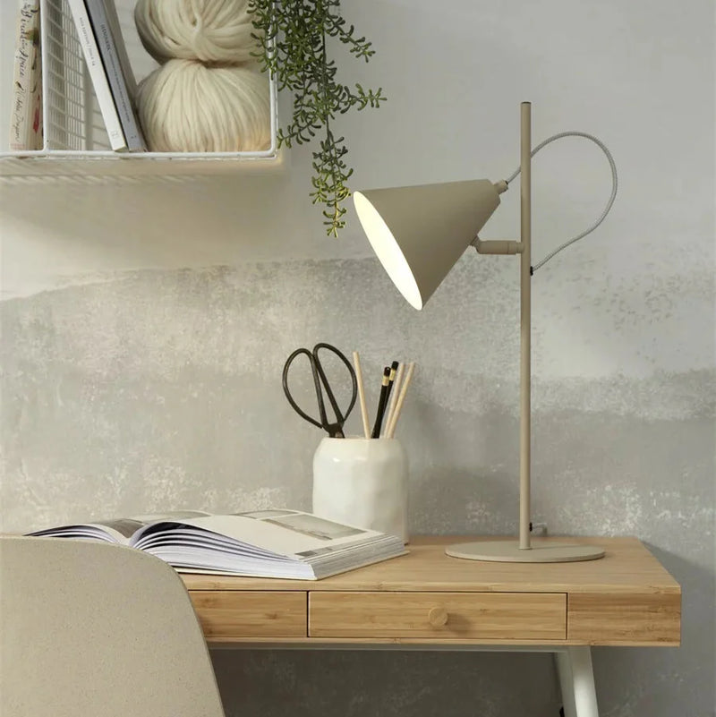 Lampe à Poser Lisbon Abat-Jour Sable