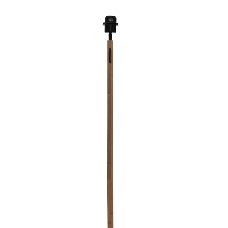 Lampadaire Java Straight Bambou Naturel et Noir 128 cm