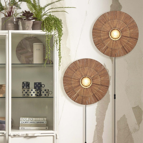 Applique Murale Iguazu Jute Naturel 55 cm