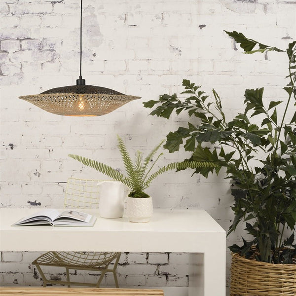 Suspension Kalimantan Bambou Plat Ø60 cm
