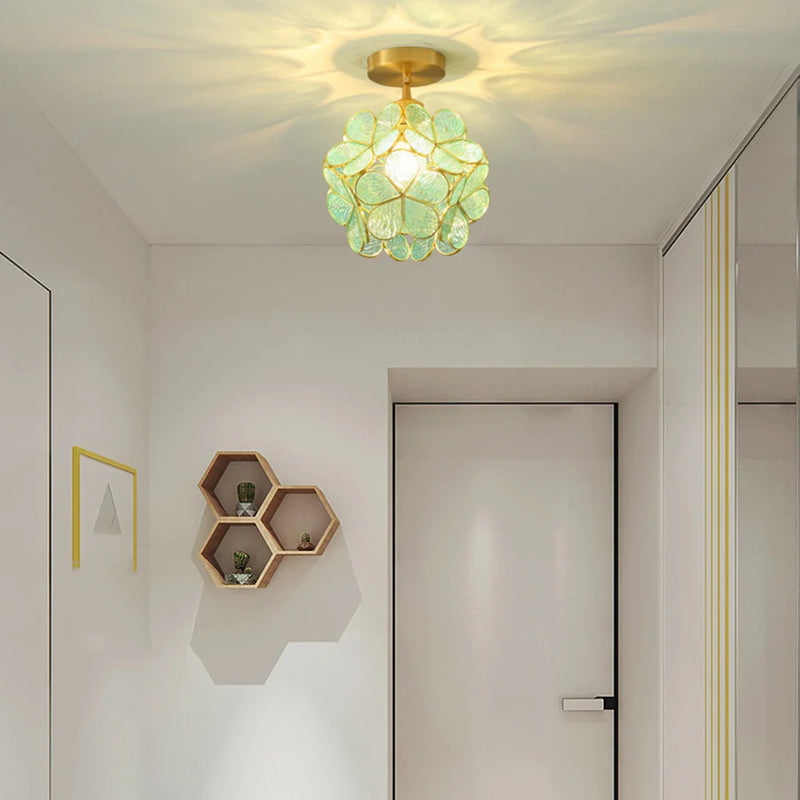 Plafonnier LED Cristal Forme Pétale