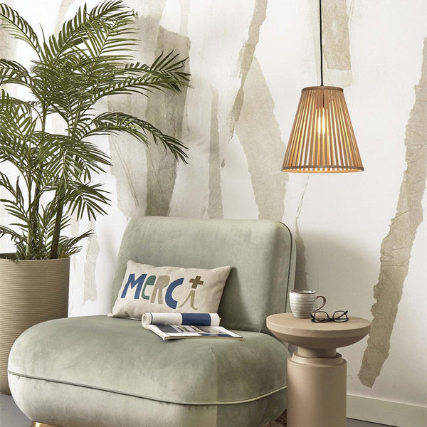 Suspension Merapi Bambou Naturel 30 cm