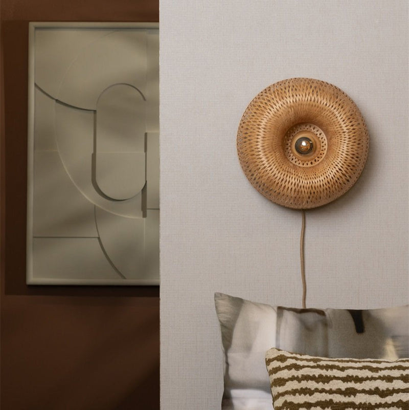 Applique Murale Barbados Bambou Naturel 35 cm