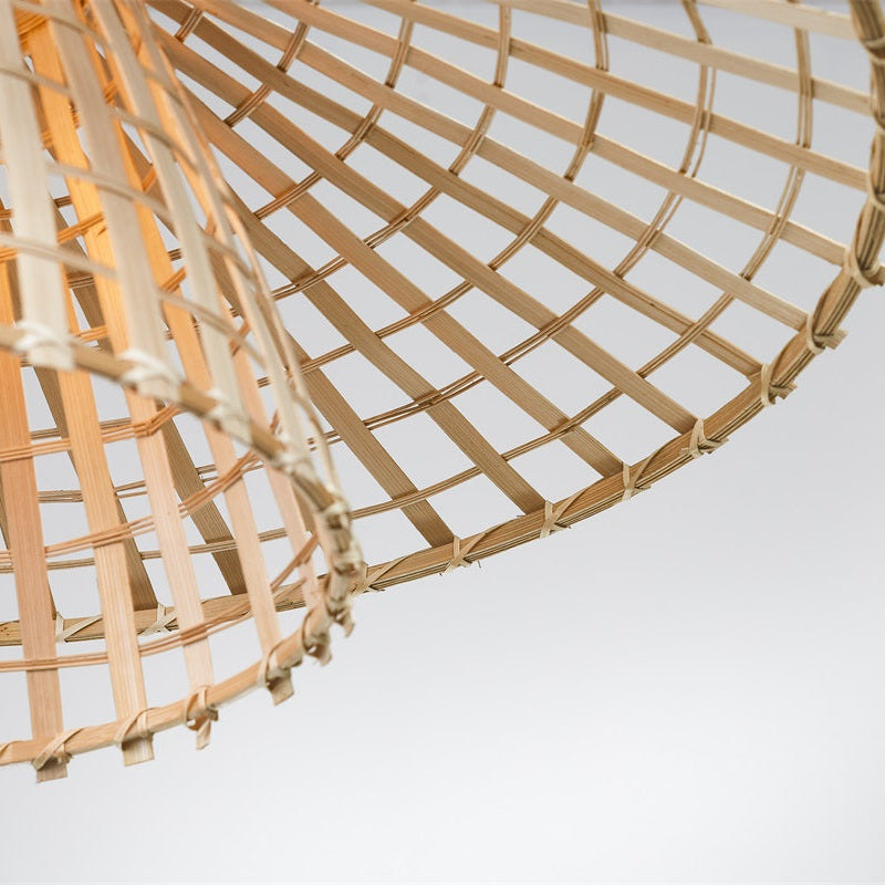 Suspension Machu Picchu Bambou Naturel 57 cm