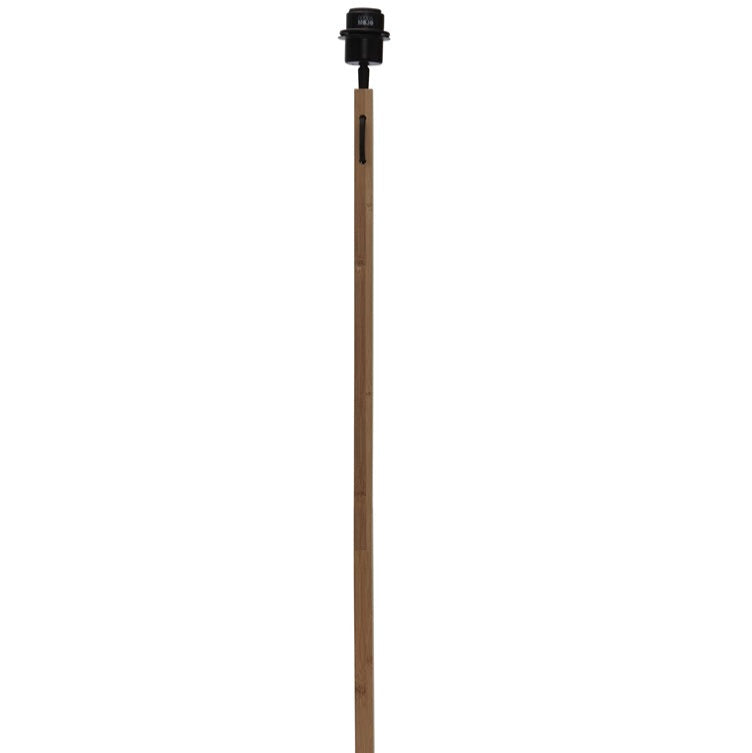 Lampadaire Bhutan Bambou Naturel et Noir 130 cm