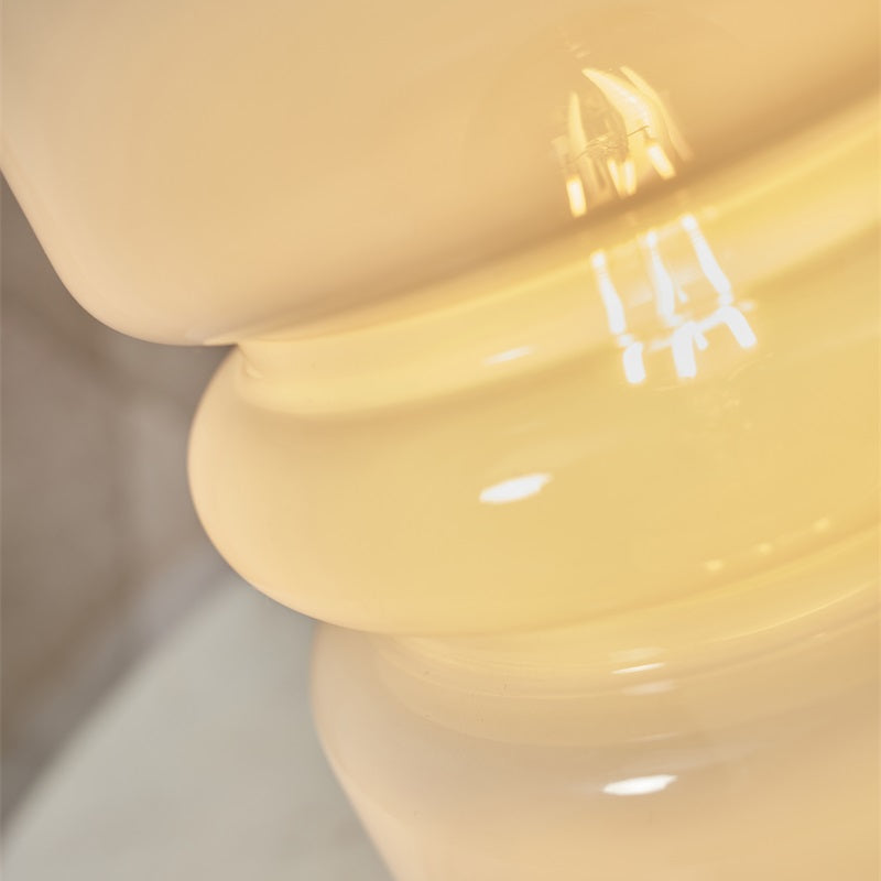 Lampe à Poser Verona Verre Dégradé Blanc Lait