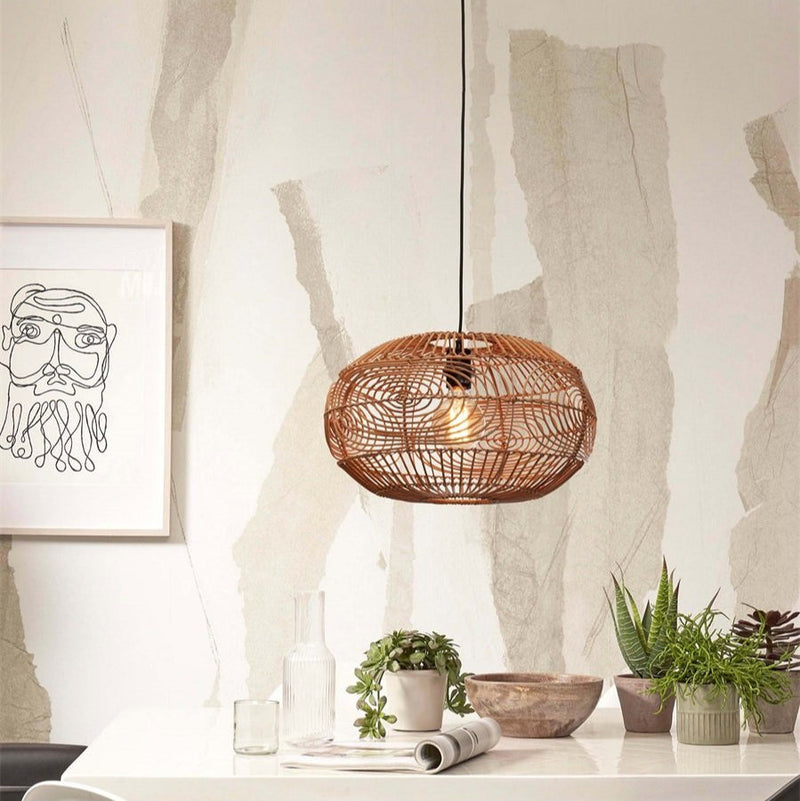 Suspension Madeira Rotin Naturel 48 cm