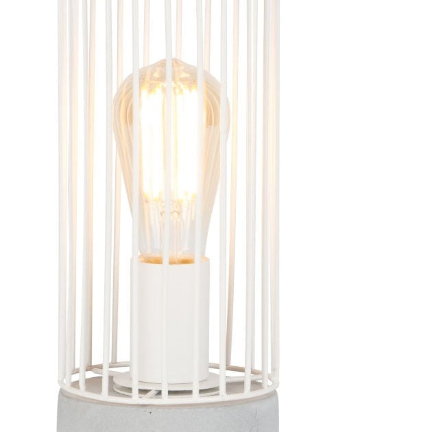 Lampe à Poser Memphis Fil de Fer Blanche