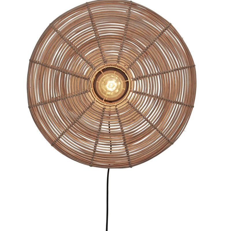 Applique Murale Tanami Rotin Naturel 55 cm