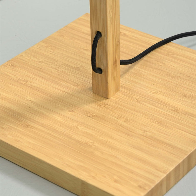 Lampadaire Tanami Droit Rotin et Bambou Naturel 130 cm