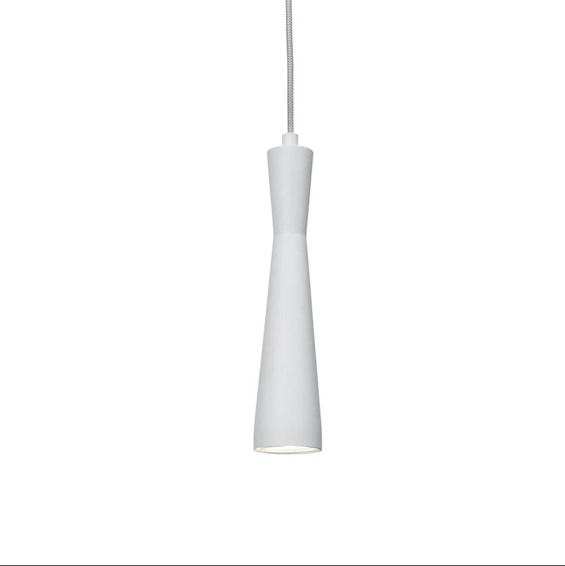 Suspension Cylindrique Bordeaux Blanche GU10