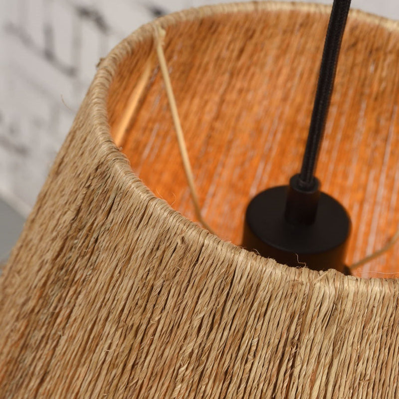 Suspension Iguazu Jute et Fer Naturel Ø40 cm