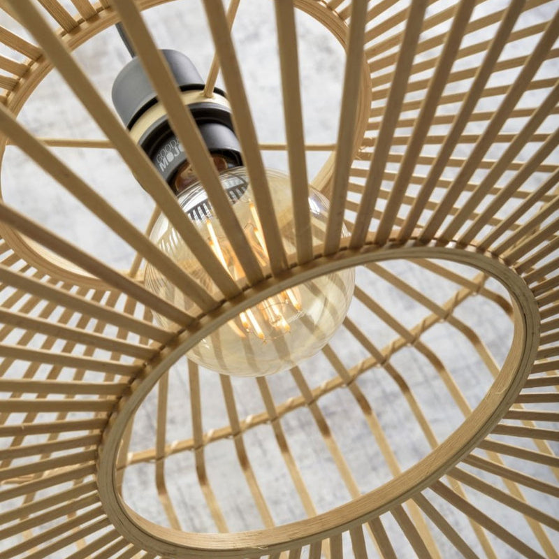 Lampadaire Bromo Bambou Naturel 218 cm