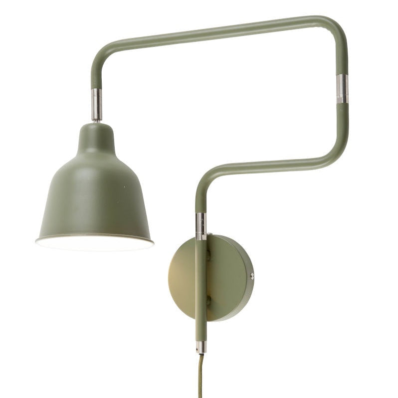 Applique Murale London Tube Vert Olive