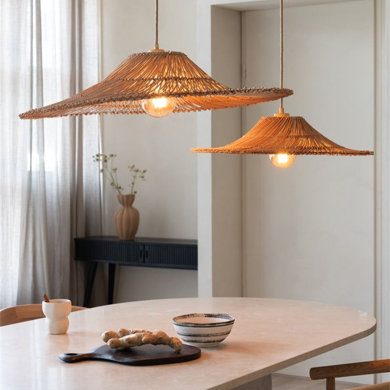 Suspension Cancun Rotin Naturel 70 cm