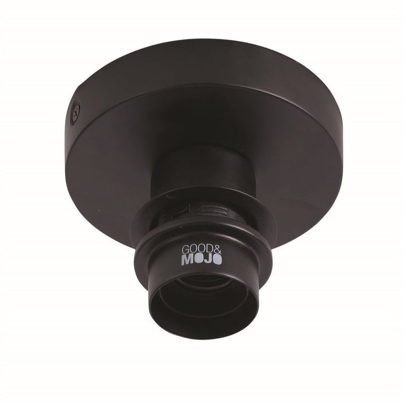Plafonnier Madeira Rotin Noir 48 cm