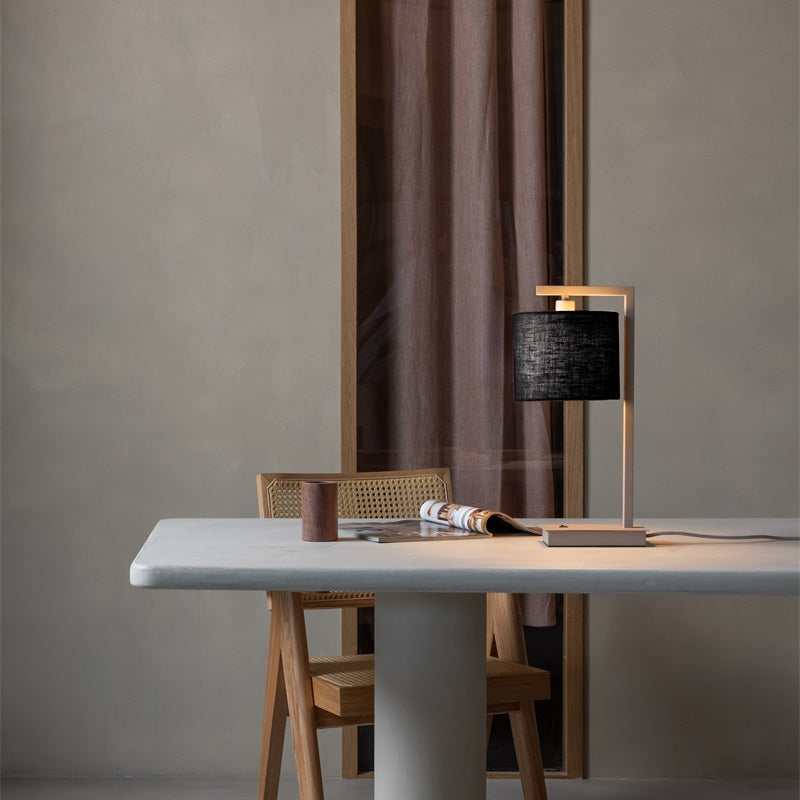 Lampe de Table Boston Sable et Noir