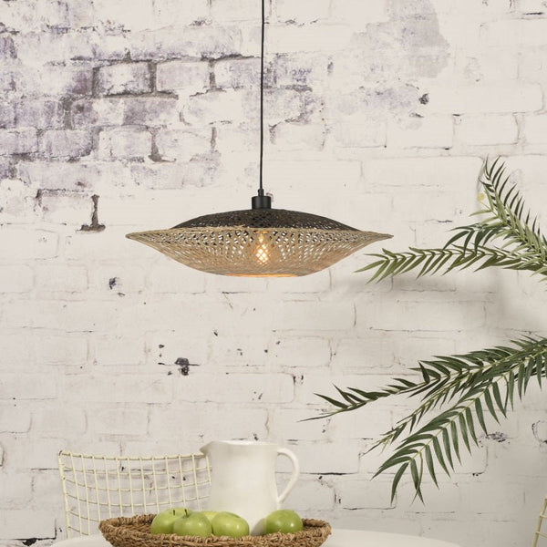 Suspension Kalimantan Bambou Plat Ø60 cm