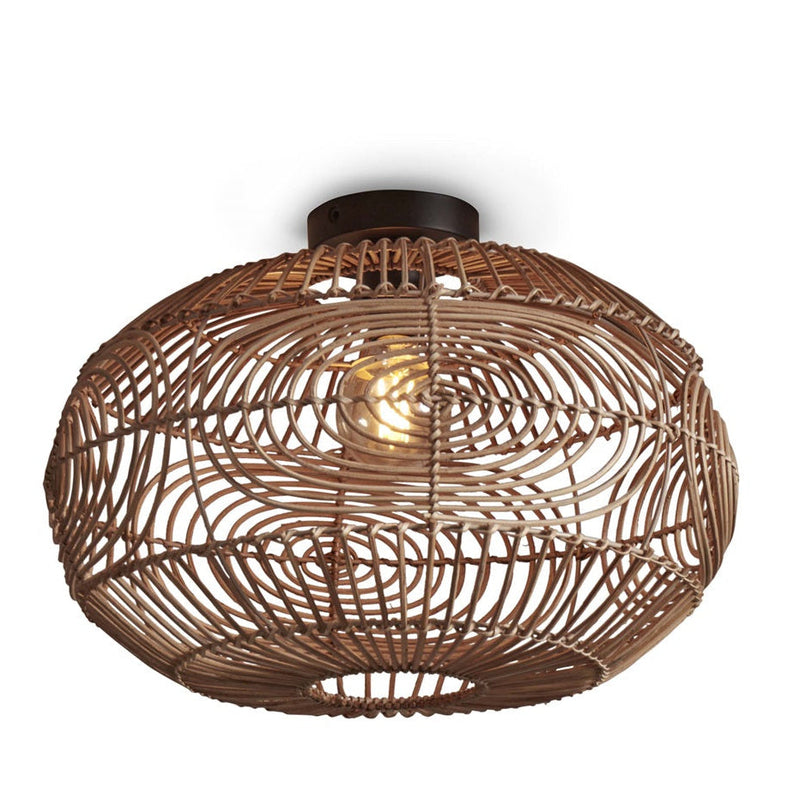 Plafonnier Madeira Rotin Naturel 48 cm