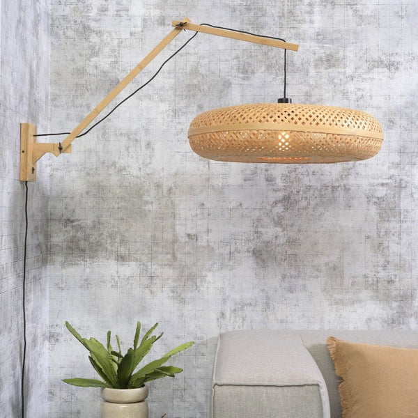 Applique Murale Palawan Bambou Naturel 60x15 cm L