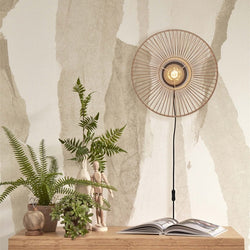 Applique Murale Hokkaido Bambou Naturel 25 cm