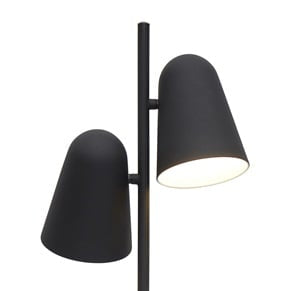 Lampadaire Salamanca 2 Abat-Jours Noir